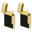 St Dupont Line 2 Luxury Lighter Black and Gold product image