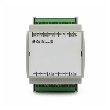 DLC-801 4-Channel LED Driver 24V 4 x 4A - DMX Digital Light Controller product image