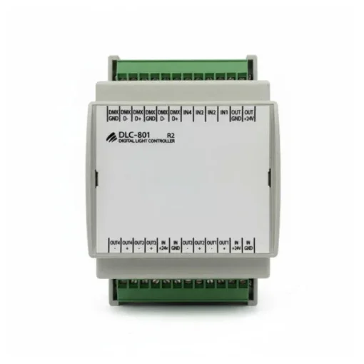 DLC-801 4-Channel LED Driver 24V 4 x 4A - DMX Digital Light Controller product image