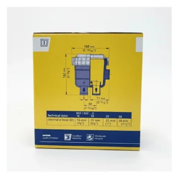 Vetus NSF25 No-Smell Filter for Black Water Tank 25 mm Hose product image