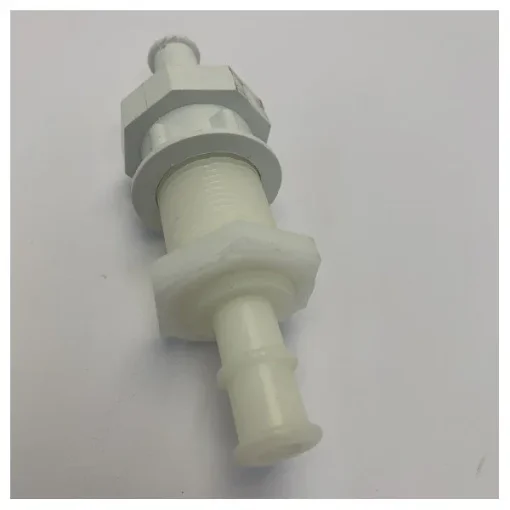 Vetus BULKH16 Bulkhead Connector for 16 mm Hose White product image