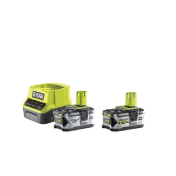 Ryobi 18V One+ Lithiumplus Pack - 1 X 4.0Ah Battery - 1 X 2.0Ah Fast Charger RC18120-140 - 1 X 5.0Ah Battery Rb18l50 product image