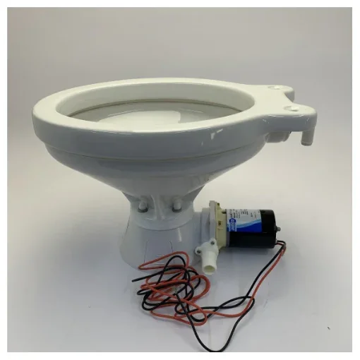 Jabsco Quiet Flush Electric Toilet with Magnetic Valve 24v - 37045-1094 product image