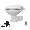 Jabsco Quiet Flush Electric Toilet Regular Sit with Magnetic Valve 24V - 37045-4094 product image