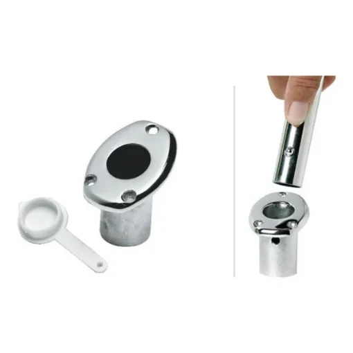 Osculati Recessed Stainless Steel Flagpole Holder - 35.390.20 product image
