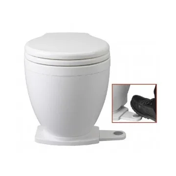Jabsco Lite Flush Electric Toilet 24V with Foot Switch - 58500-0024 product image