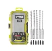 Ryobi Rx Sds+ 5-Piece Drill Bit Set with 2 Cutting Edges - 5 To 10 Mm - RARXSDS5 product image