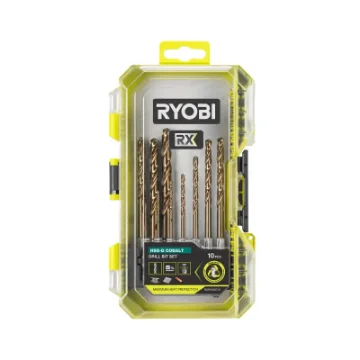 Ryobi Rx Hss-G Cobalt Drill Bit Set - 10 Pieces - 1 To 8 Mm - RARXHGC10 product image