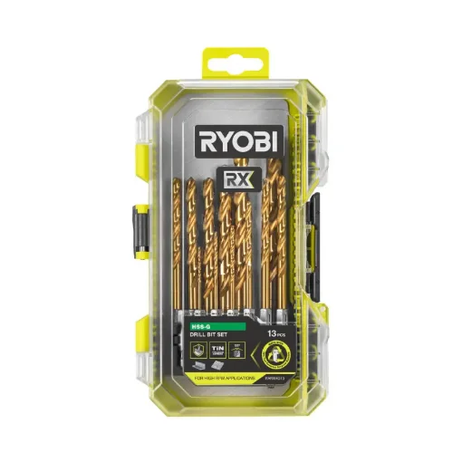 Ryobi Rx Hss-G Drill Bit Set 13 Pieces - 1 To 10 Mm - RARXHG13 product image
