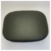 Minotti Leslie Bergere Leather Pouf - Aspen 26 - Black product image