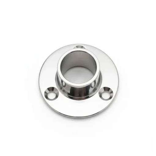 Osculati Stainless Steel Pulpit Base 25mm - Round Stanchion Base - 41.112.25 product image