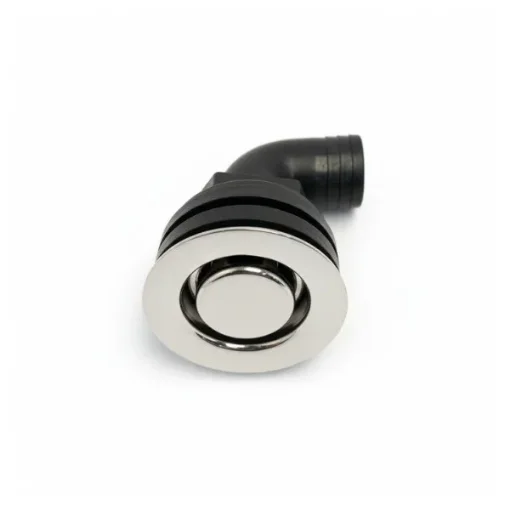 Osculati Stainless Steel Skin Fitting 90 Degree Flush Mount - Hose Connection 25mm product image