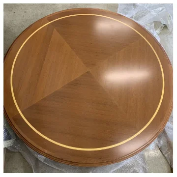 Ferretti Teak Round Table Blade High Gloss - 140 cm - 51813 product image