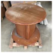 Ferretti Teak Round Table Blade High Gloss - 140 cm - 51813 product image