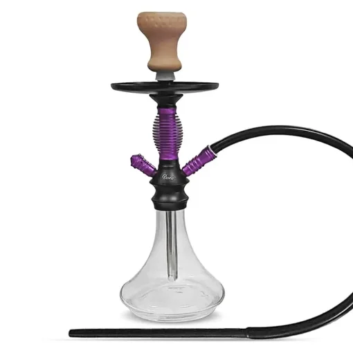 Aura Compact Purple & Glass Hookah 43 Cm product image