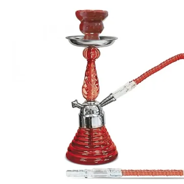 Nova 30Cm Compact Red Hookah ? Portable Convenience product image