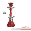Nova 30Cm Compact Red Hookah ? Portable Convenience product image