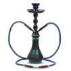 Midnight Blue Designer Hookah Glass & Metal 45 Cm product image
