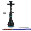 Midnight Blue Designer Hookah Glass & Metal 45 Cm product image