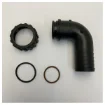90° Tank Coupling Hose Connector 38mm - Including O-rings product image