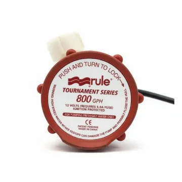 Rule 403CM Livewell Aerator Pump - 800 GPH - Marine Bilge Pump product image