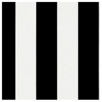 Sunbrella Yacht Stripe Black Water and Sun Proof Upholstery - 3740 - 5.2M product image