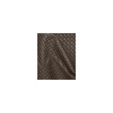 Durable Nubuck Leather Sheet with Woven Texture for Marine Upholstery and Interior Use product image
