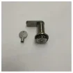 Stainless Steel Marine Locking Flush Mount Hatch Latch with Integrated Keyed Lock product image