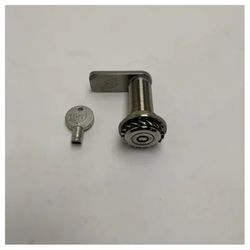 Stainless Steel Marine Locking Flush Mount Hatch Latch with Integrated Keyed Lock product image