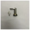 Stainless Steel Marine Locking Flush Mount Hatch Latch with Integrated Keyed Lock product image