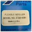 Jabsco Squirre Impeller - Marine Motor Jabsco 31220-0061 product image