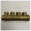 Marine Brass Fluid Distributor Collector with 1/2 Inch Threaded Ports - product image