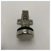 Marine Grade Chrome Glass Door Hinge for 30mm Thick Glass product image