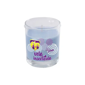 Lavender Insecticide Candle 125 G Glass Jar Flower - Effective Against Insects - 06617 product image