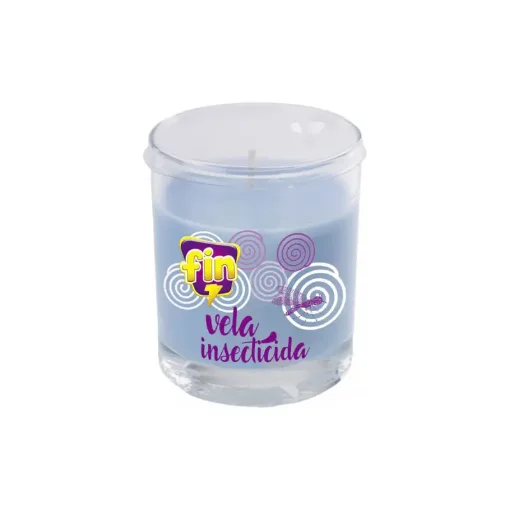 Lavender Insecticide Candle 125 G Glass Jar Flower - Effective Against Insects - 06617 product image