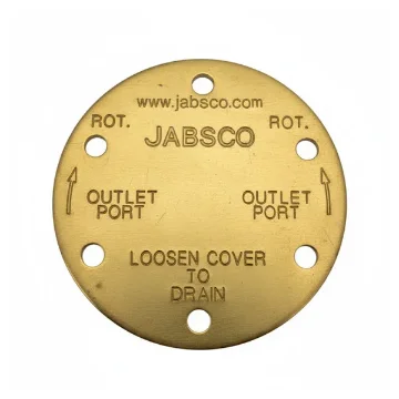 Jabsco 9566 Brass Pump Drain Cover - 0190956600 product image