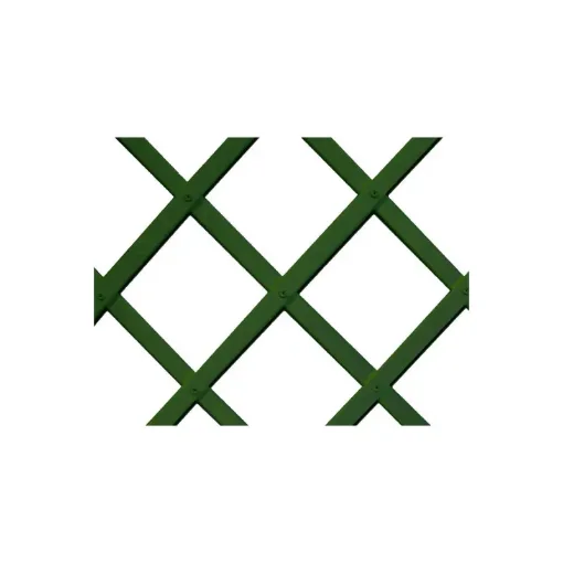 Green Plastic Trellis 1X2m Slats 22X6mm Faura - Ref. 75972 product image