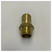 Flojet 23543-1000 Brass Hose Barb Adapter - 3/4 inch BSP x 25 mm product image