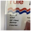 Rule 800 GPH Submersible Marine Bilge Pump 12V - 20F Square Series product image