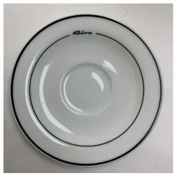6x Original Richard Ginori / Riva Coffee Cup Plate - 027 2715 product image