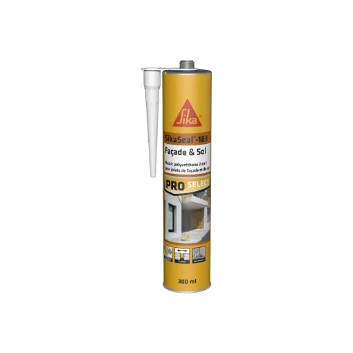 Sika Sikaseal-183 2 in 1 Polyurethane Sealant - Grey - 300ml - Facade & Floor product image