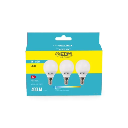 E14 Led Bulb Kit 5W 400lm 6400K - Cool Light - Edm - Ref. 98202 product image