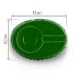 Havana Club Perrier Green Oval Ceramic Ashtray product image