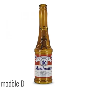 Glass Beer Bottle Water Pipe 26 Cm Model D product image
