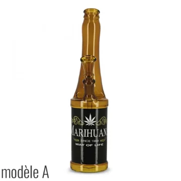 Glass Beer Bottle Water Pipe 26 Cm Model a product image