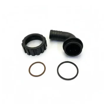 PG2163 Right Angle Hose Fitting Kit - Marine Hose Fitting with O-Rings and Nut product image