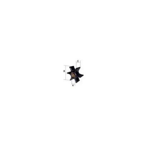 Jabsco Impeller 5616-0001 - Marine Water Pump Impeller product image