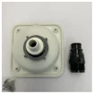 Jabsco Quick Release Deck Connector White - Hose Pillar Coupling for Yacht - 31910-1200 product image