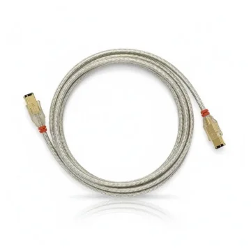 FireWire Data Cable 9-pin to 6-pin (MA-MA) - 2.0 Meter - Transparent product image