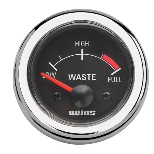 Vetus Black Water Tank Indicator - Waste Water Meter - WASTE24B product image